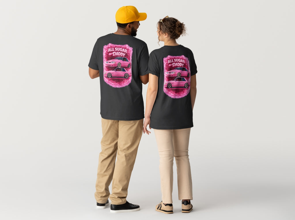 "All Sugar No Daddy" Fox Body Mustang - Girls Short Sleeve